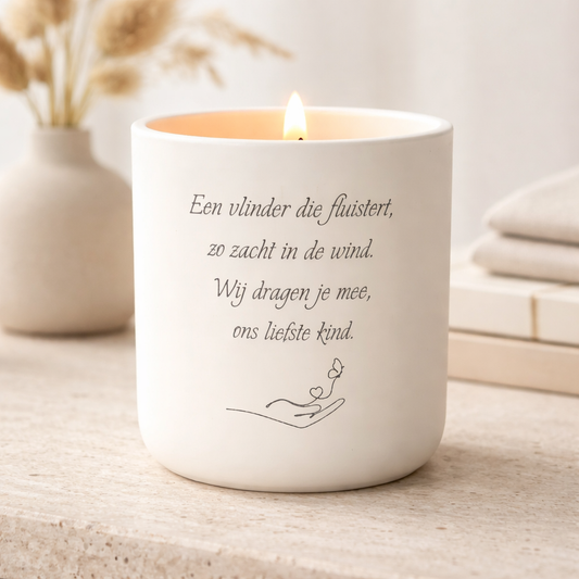 Rouwkaars voor overleden kind
